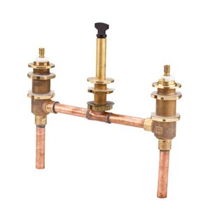 1/2 in. Sweat Deck Mount Roman Tub Faucet Valve