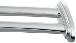 Moen Double Curved Shower Rod In Polished Chrome