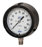 WIKA XSEL® Model 233.34 4-1/2 in. 300 psi 1/4 in. MNPT Glycerin Filled Pressure Gauge Lead Free W9833867 at Pollardwater