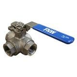 FNW® Figure 233A 316 Stainless Steel Reduced Port NPT 1000# Ball Valve FNW233AH at Pollardwater