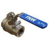 FNW® Figure 220A Stainless Steel Full Port NPT 2000# Ball Valve FNW220AB at Pollardwater