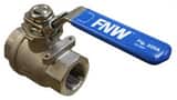 FNW® Figure 220A 1 in. Stainless Steel Full Port FPT Locking Lever 2000# Ball Valve FNW220AG at Pollardwater