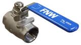 FNW® Figure 200A 1-1/4 in. Stainless Steel Full Port FPT Locking Lever 1000# Ball Valve FNW200AH at Pollardwater