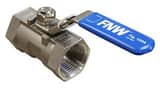 FNW® Figure 100A 2 in. Stainless Steel Standard Port FPT Locking Lever 1000# Ball Valve FNW100AK at Pollardwater
