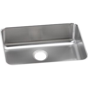 25-1/2 in. Undermount Stainless Steel Single Bowl Kitchen Sink in Lustrous Satin