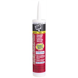 10.1 oz. Kitchen & Bath Antimicrobial Adhesive Sealant in White