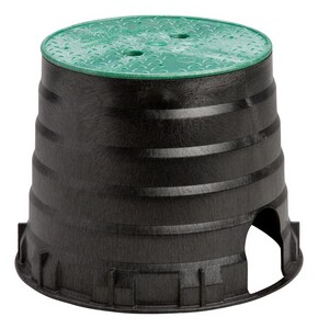Carson Industries 10 in. Round Plastic Irrigation Control Valve Box ...