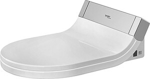 Round Closed Front Toilet Seat in White