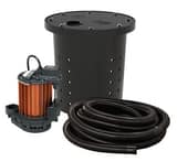 Liberty Pumps 1/3 HP 115V Cast Aluminum Crawl Space Sump Pump Kit LCSP237 at Pollardwater