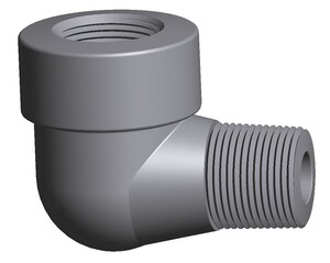 1 in. 3000# A105 THRD Street 90 Elbow Forged Steel