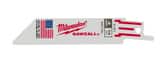 Milwaukee® Sawzall® 4 in. Iron Reciprocating Saw Blade 5 Pack M48005181 at Pollardwater
