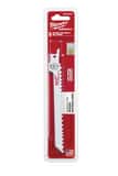Milwaukee® Sawzall® 6 in. Bimetal Reciprocating Saw Blade 5 Pack M48005041 at Pollardwater