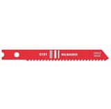 Milwaukee® 2-3/4 24TPI U-SHANK METAL HIGH SPEED STEEL JIG SAW BLADES 5 PK M48420140 at Pollardwater