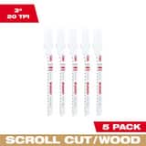 Milwaukee® *CVR* 3 20TPI T-SHANK WOOD BI-METAL M48425385 at Pollardwater