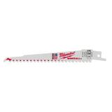 Milwaukee® Sawzall® 6 in. 5 TPI Bi-Metal Reciprocating Saw Blade 5-Pack M48005035 at Pollardwater