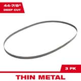 Milwaukee® 44-7/8 in. 14 TPI Deep Cut Portable Bandsaw Blade 3 Pack M48390511 at Pollardwater
