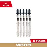 Milwaukee® *CVR* 4 6TPI T-SHANK WOOD HIGH CARB M48425500 at Pollardwater