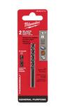 Milwaukee® Thunderbolt® 1/8 x 1/8 x 1/4 in. 3-Flat Jobber 2 Piece M48892714 at Pollardwater
