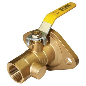 1 in Brass Full Port FPT x Flanged 600# Ball Valve