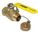 FNW® Figure 428A Brass Full Port MIP x Hose Ball Valve FNW428ADF at Pollardwater