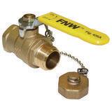 FNW® Figure 426A Brass Full Port FPT x GHT 600# Ball Valve FNW426ADF at Pollardwater
