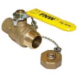 FNW® Figure 427A 3/4 in. Brass Full Port Sweat x Hose 600# Ball Valve FNW427AFF at Pollardwater