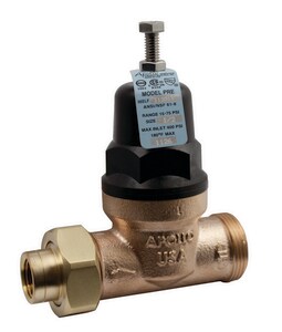 1 in. 400 psig Bronze Double Union Solder Pressure Reducing Valve