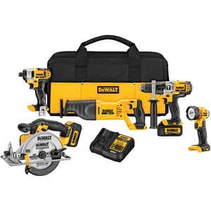 20V MAX* Lithium Ion 5-Tool Combo Kit (3.0AH)