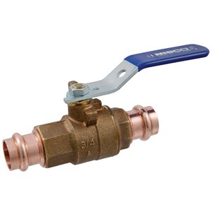 1/2 in. DZR Bronze Full Port Press 250# Ball Valve