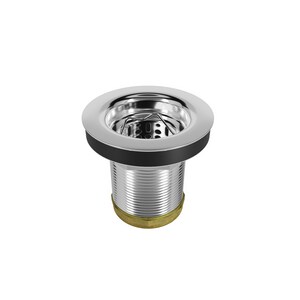 2 in. Brass, Rubber and Zinc Basket Strainer