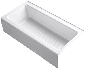 60 in. x 30 in. Soaker Alcove Bathtub with Right Drain in White