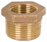 1 x 1/4 in. MPT x FPT Global Brass Hex Bushing IBRLFBGB at Pollardwater