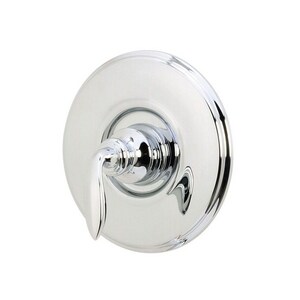 Single Handle Pressure Balancing Valve Trim in Polished Chrome
