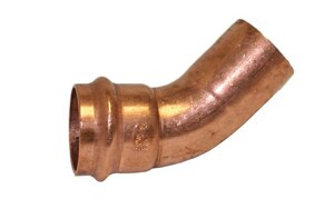 1 in. Copper Press 45° Street Elbow