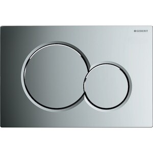 Wall Mount Sigma01 Flush Actuator Plate in Polished Chrome
