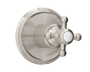 Mirabelle Boca Raton Single Cross Handle Volume Control Trim