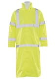 ERB Safety S163 Size XXXXL Reusable Plastic Rain Coat in Hi-Viz Lime E62033 at Pollardwater