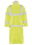 ERB Safety S163 Reusable Plastic Rain Coat in Hi-Viz Lime DWEL62033HL4X at Pollardwater