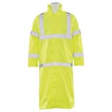ERB Safety XXXXXL Size Schedule 163 Class 3 Polyester Long Rain Coat Safety Vest in Hi-Viz Lime DWEL62034HL5X at Pollardwater