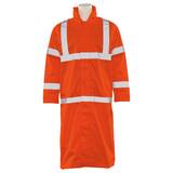 ERB Safety S163 Size XXL Reusable Plastic Rain Coat in Hi-Viz Orange E62038 at Pollardwater