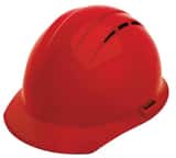 ERB Safety VENTED Hard HAT M/RAT Red *Z DWEL19454RE at Pollardwater