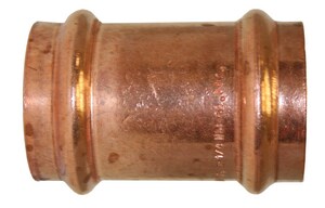 1 in. Copper Press Coupling (Less Stop)