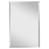 Feiss Infinity 28 X 22 In Frameless Rectangle Mirror In Clear