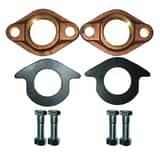 Matco-Norca 1-1/2 in. Meter Connection Set Bronze Flange M431T07PLF at Pollardwater