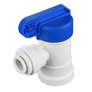 1/4 in. Plastic 150 psi OD Tube x FNPT Shut Off Valve