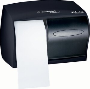 Wall Mount Toilet Tissue Dispenser in Black