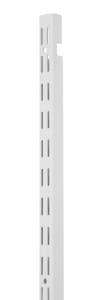 48 in. Steel Wall Shelf Track in White