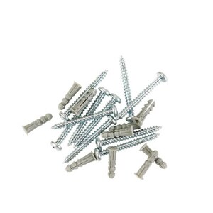 6 in. Mounting Hardware in Satin Chrome (Pack of 10)