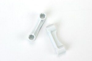 Plastic End Cap in White (Piece of 2)