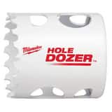 Milwaukee® HOLE DOZER™ *CVR* 1-13/16 HOLE DOZER BI-METAL H M49569622 at Pollardwater